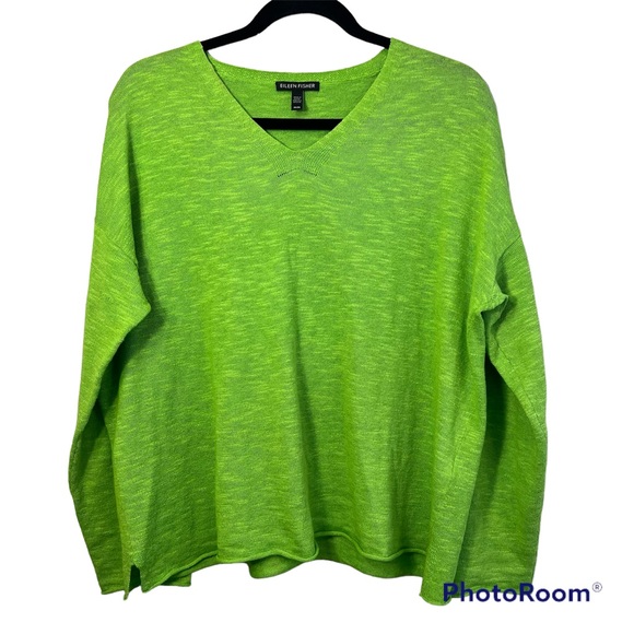 Eileen Fisher Sweaters - Eileen Fisher Organic Linen & Cotton Blend Size Medium
